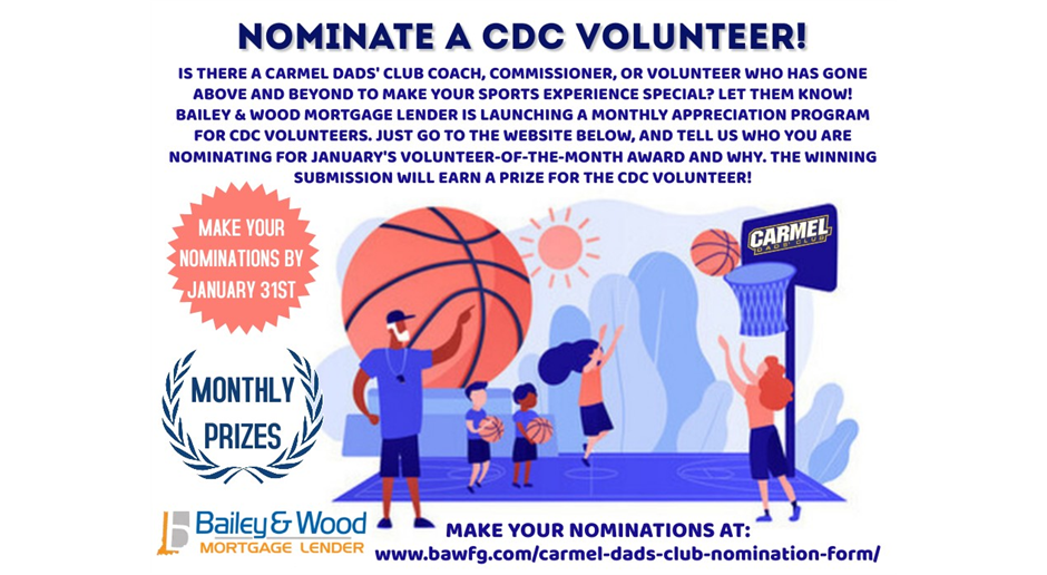 Nominate a CDC Volunteer of the Month!