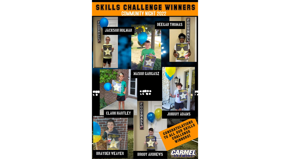 Community Night Skills Challenge Winners