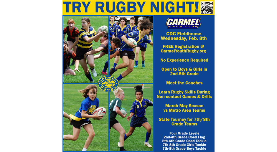 Try Rugby Night - Wed. February 8th