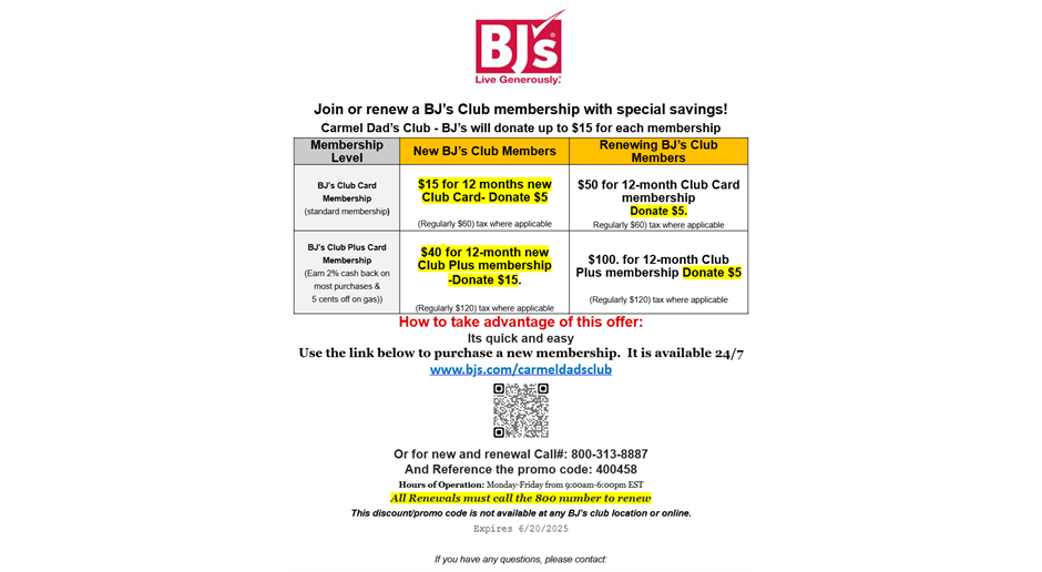 Get a BJ's Wholesale Club Membership for $15!