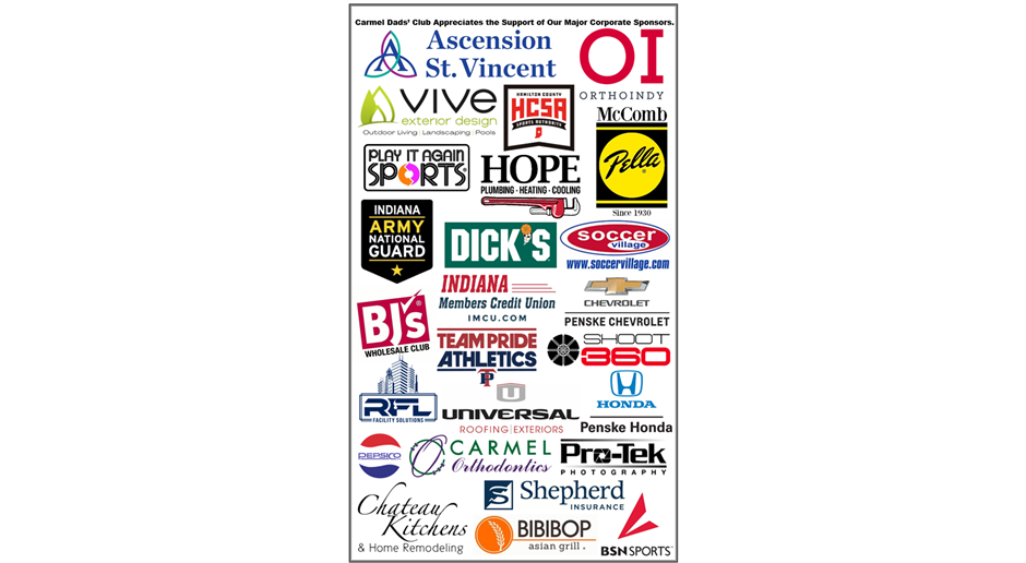 Thank You to Our Major Corporate Sponsors