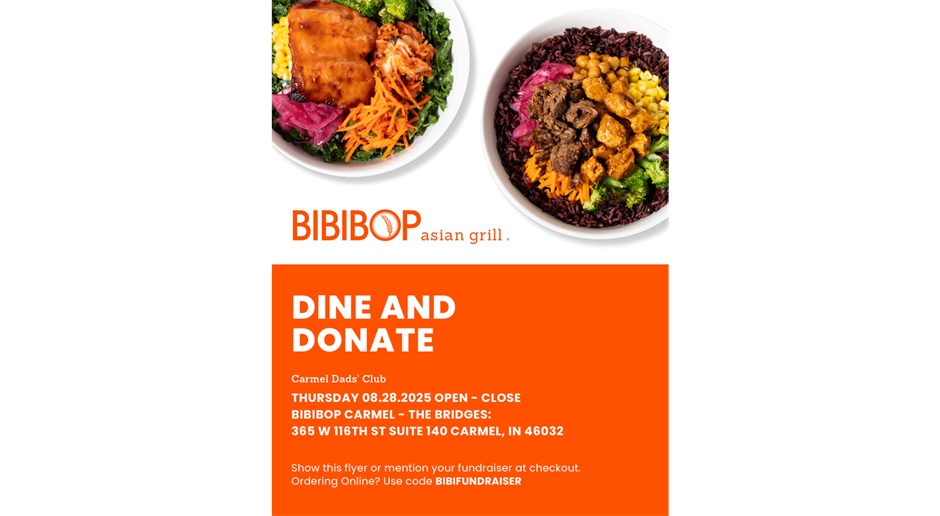 Dine & Donate at BIBIBOP - Thursday, Aug. 28