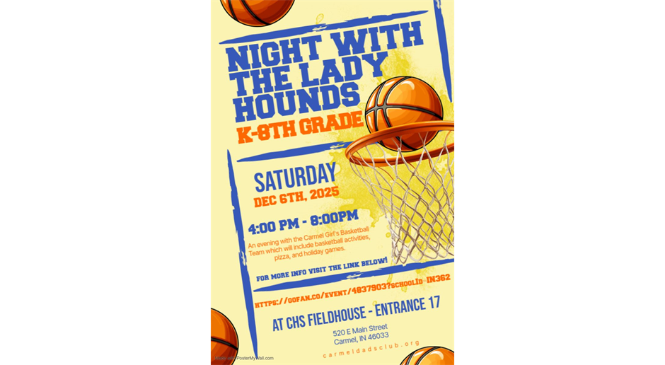 Night With The Lady Hounds Dec 6, 2025